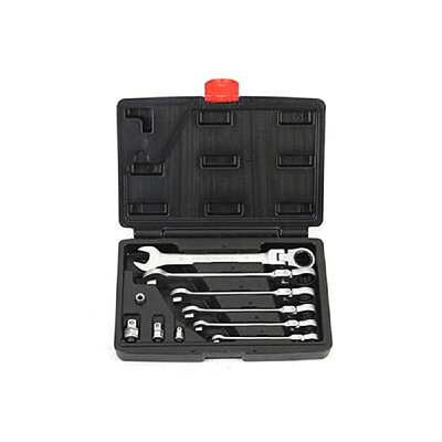 

10Pcs Multi-Function Wrench Tool Set Dual-Use Ratchet Wrench Set Mechanical Fast Repair Spanners