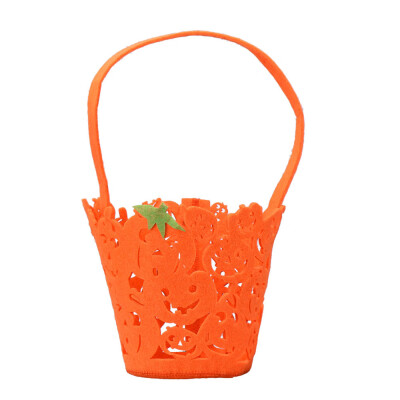 

〖Follure〗Smile Hollow Pumpkin Bag Kids Candy Bag Handbag Halloween Holiday