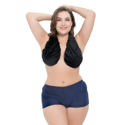 

Womens Bra Halter Neck Towel Underwear Big Boobs Hanging Type Bra Towel