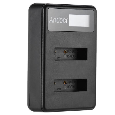 

Andoer Mini Portable Dual Slot LCD Screen USB charger for Sony NP-BX1 DSLR Li-ion Lithium Battery