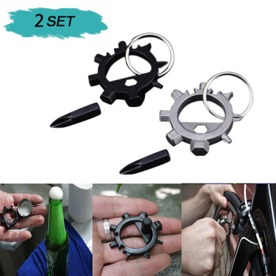 

〖Follure〗Repair Tool Multi-function Screwdriver Bicycle Repair Tool 12in1 Octopus Keyring