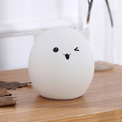 

〖Follure〗Lovely Pig Smile Face Night Light Children Bedroom Decor Mini LED Lamp Bulb