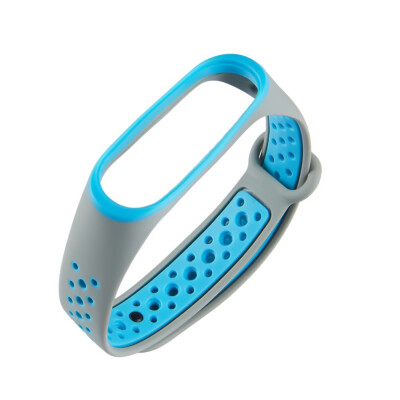 

ECSEM Silicone Strap for Xiaomi Mi Band 4 Smartwatch Breathable Sport Wristband Accessoy for Xiaomi Mi Band 43 Fitness Trackers