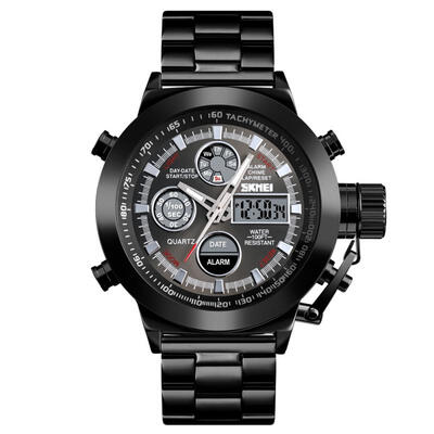 

SKMEI 1515 Luxury Male Digital Quartz Watch Waterproof Sport Wristwatch Fashionable Business Watch