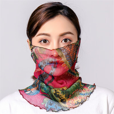 

Variety bib female collar sunscreen mask sunscreen veil spring&summer sunscreen scarf scarves sunscreen mask dust