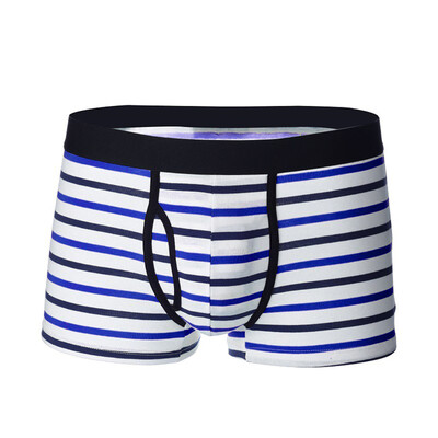 

Tailored Mens New Style Stripe Underwear Soft Breathable Knickers Short Sexy Briefs