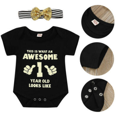 

Infant Toddler Baby Boys Outfits Clothes Romper Tops Jumpsuit Bodysuit Playsuit