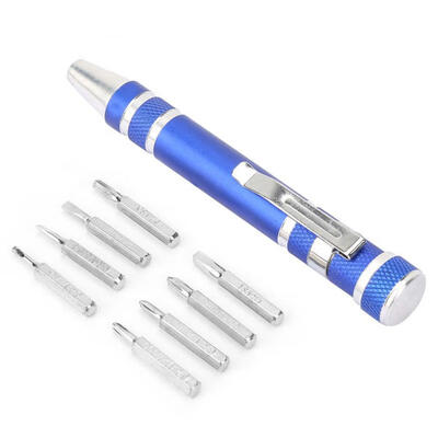 

Greensen 9Pcs Portable High Accuracy Iron 8 In 1 Hand Pen Screwdriver Set Repairing Tools Kit