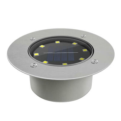 

8LED Solar Underground Light Outdoor Waterproof Garden Pathway Buried Lamp