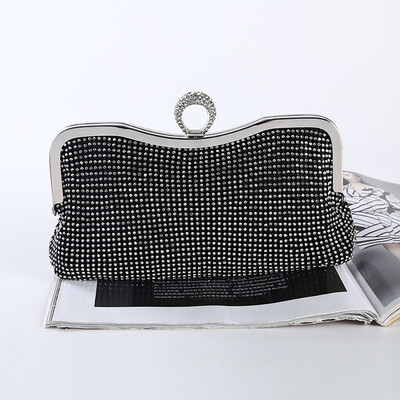

Tailored Women Fashion Evening Handbag Diamond Rhinestone Party Clutch Shoulder Cross Bag