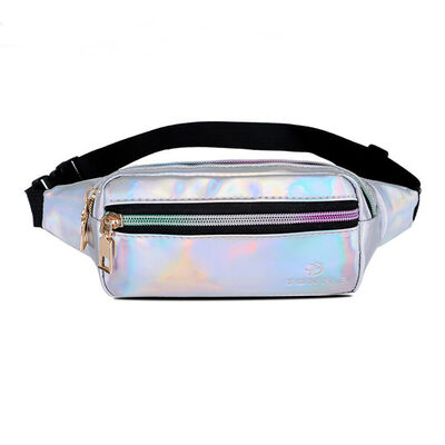 

2019 New Style Solid Zipper Women Waist Bag Fanny Pack Bum Bag Travel Purse Waist Bag Simple Fashion