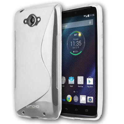 

Toponeto -Line TPU Silicone Skin Case Cover For Motorola DROID Turbo X1254a CL