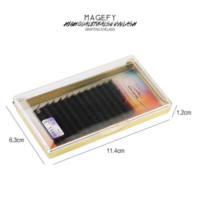 

〖Follure〗Grafting False Eye Lashes Wave 005 C Black Silk Eyelashes Extension
