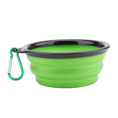 

Silicone Folding Dog Bowl Outfit Pets Feeder with Buckle Pet Supplies