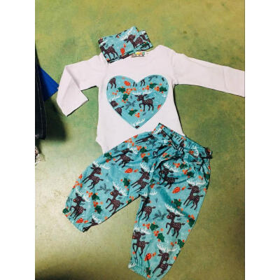 

Infant Baby Girl Romper T-Shirt Pants Clothes Outfit Playsuit Leggings Sets
