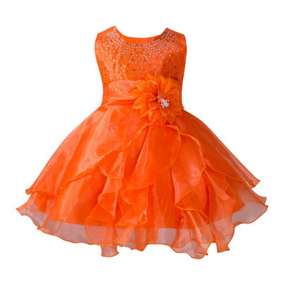 

Summer Cute Baby Dress O-neck Floral Party Princess Dresses Toddler Girls Clothes For Baby Girl