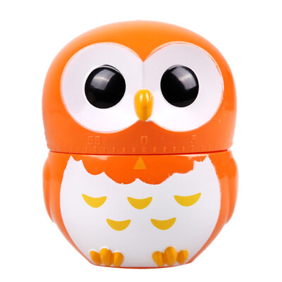 

Owl Cartoon Kitchen Timers 60 Minutes Cooking Mechanical Home Decor