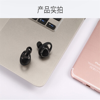

SM-R150 Binaural Wireless Bluetooth Headset Sports Mini Invisible Mini Earbud Bluetooth Headset Black Technology Charger Headset