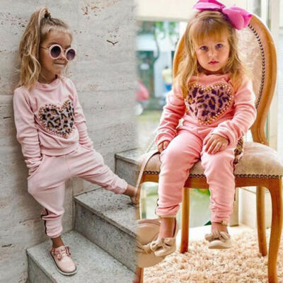 

Cute Toddler Kids Baby Girl Clothes Blouse Shirt Long Pants Summer Outfit 2pcs