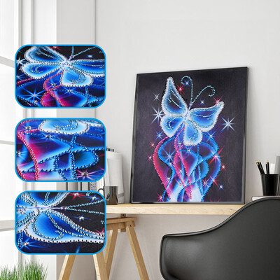 

Siaonvr Special Shaped Diamond Painting DIY 5D Partial Drill Cross Stitch Kits Crystal R