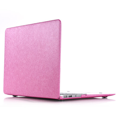 

Hard Case Silk Pattern Leather Cover Snap-on Shell Protective Skin Ultra Slim Light Weight for Apple Macbook Air 13-inch 133