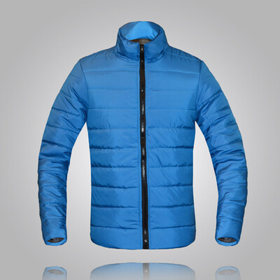 

Mens Casual Solid Stand Collar Zipper Jacket Long Sleeve Winter Warm Parka Coat