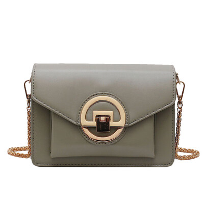 

Chao Korean version of the wild Messenger bag summer patent leather personality chain bag chic shoulder bag