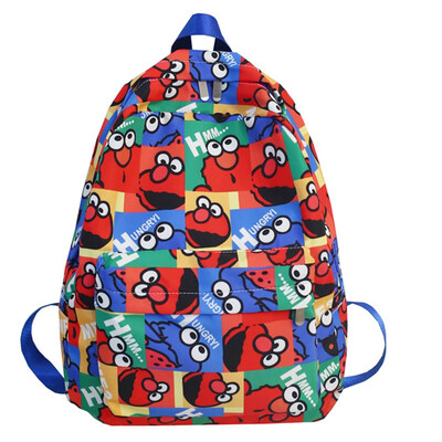 

Ins backpack tide brand large capacity schoolbag nylon cloth Japanese double shoulder bag fashion