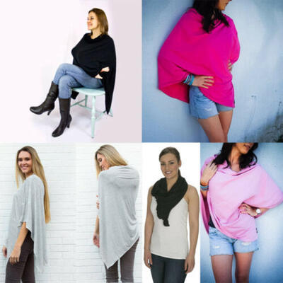 

Baby Mum Breastfeeding Cover Nursing Poncho Udder Covers Blanket Shawl
