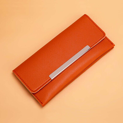 

Tailored Womens Fashion Solid Color Wallet Casual Clutch Bag Multi-Card