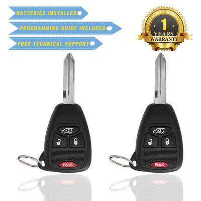 

2 For Jeep Liberty 2008 2009 2010 2011 2012 2013 Keyless Entry Key Car Remote