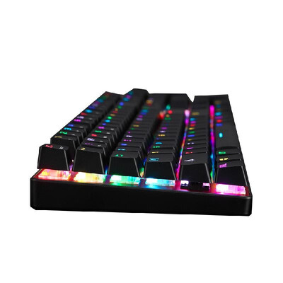 

MOTOSPEED CK104 Mechanical Gaming Keyboard Wired USB Colorful LED Backlight Gaming Keyboard with 104 Keys for Portuguese Red Switc