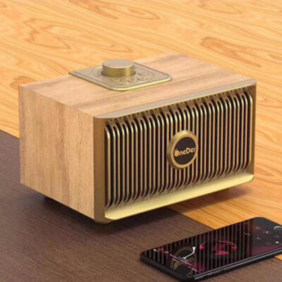 

Retro Bluetooth Speaker Vintage Style Wooden Bluetooth Speaker