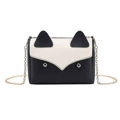

Cat Shape Girls Shoulder Handbags Women Chain Leather Crossbody Phone Bags