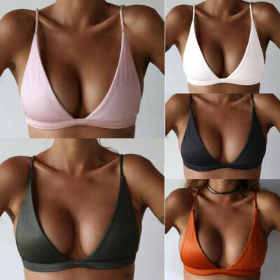

Women Bandage Push-Up Bra Bikini Top Bandeau Swimwear Swimsuit Beachwear Bathing