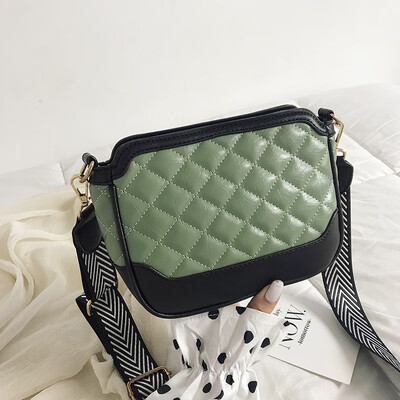 

Senior sense of foreign style womens bag net red ins Lingge bag new 2019 broadband small square bag fashion messenger bag