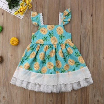 

Newborn Princess Baby Girl Dresses Party Sleeveless Formal Tutu Summer Dress hot