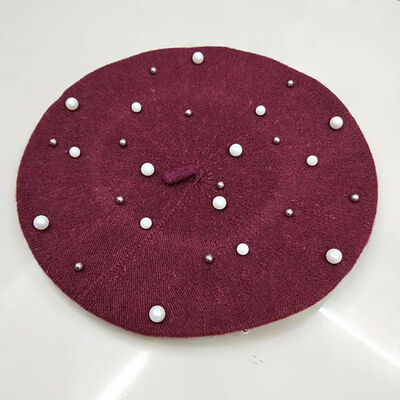 

New Plain Colours Wool Beret Hat Ladies Womens Girls Fashion Autumn Winter Cheap