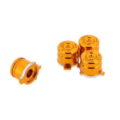 

Aluminium Alloy Metal 9mm Bullet Shape Button set for PS4 Controller Gamepad