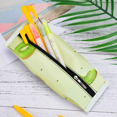 

Toponeto 1PC Cute Fruit Pencil Cases Pencil Bag Girls Stationery Office Mini Wallet Pouch