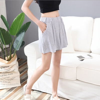 

Women Shorts Fashion Trend Casual Short Modal Soft Plus Size Wide Leg Shorts Simple Loose Style Women Sports Shorts