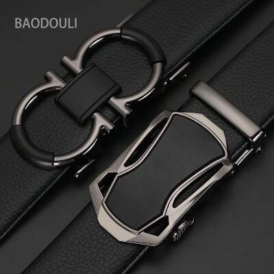 

Belt mens hipster young pants belt trend student belt black belt mens Korean version of the automatic buckle