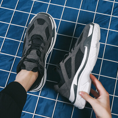 

Breathable mens shoes small white shoes wild mens casual tide shoes thick bottom shoes old shoes