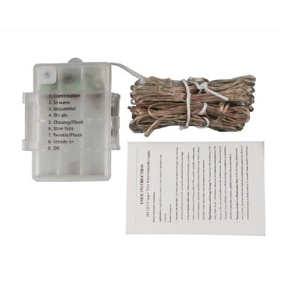 

Solar Umbrella String lights 104 LED String Lights 8 Lights Mode Waterproof light Garden Outdoor Use Warm White