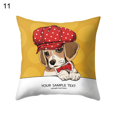 

Cute Dog Cat Pig Rabbit Throw Pillow Case Cushion Cover Sofa Bed Car Cafe Decor