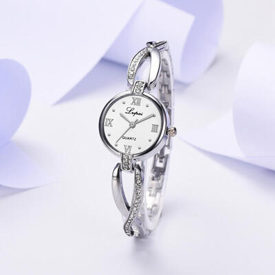 

Hot Sale Womens Watches Silver Disc Bracelet Quartz Ladies Watch Top Brand Lvpai Clock Fashion Casual Dress Gift Wristwatch