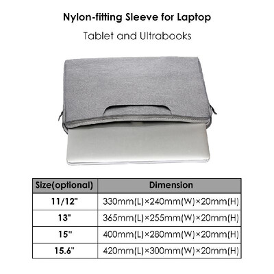 

N001 Laptop Sleeve Soft Zipper Pouch 11121315156 Bag Case Cover for Macbook Air 13 Pro Retina 15 Notebook Bags Drop Ship