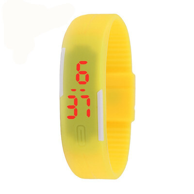 

Korean version of the LED bracelet second generation silicone electronic watch children boys&girls sports silicone electr