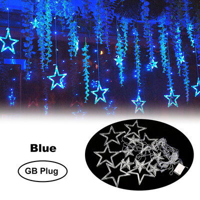 

LEDs String Lights Star Curtain Light 8 Modes Home Festival Wedding Celebration Decorative Hanging Light