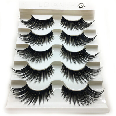 

〖Follure〗1 Box Luxury 3D False Lashes Fluffy Strip Eyelashes Long Natural Party
